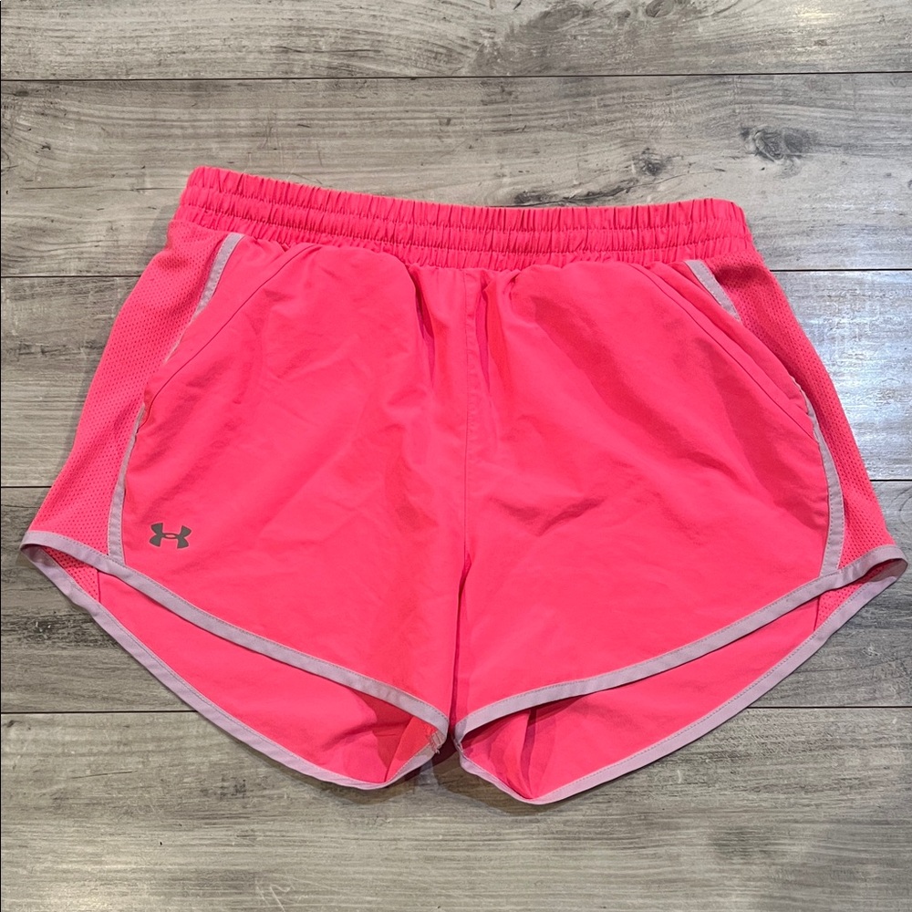Under Armour Women's Bright Pink Athletic Shorts